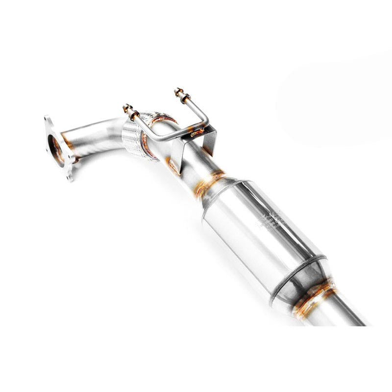 Downpipe sportivo Audi A3 8P 1.8, 2.0 TFSI in acciaio inox 76mm