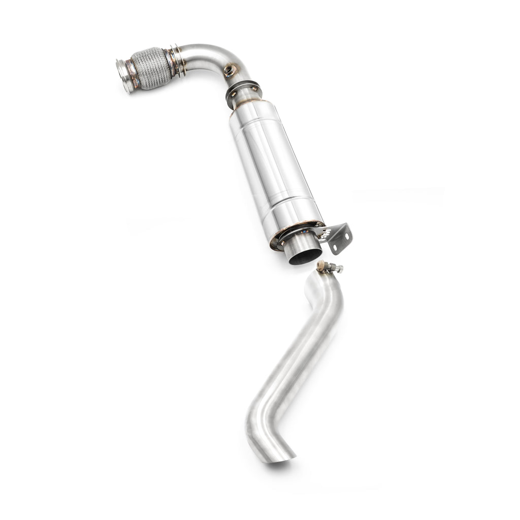 Downpipe con silenziatore Can-Am Am Maverick X3 in acciaio inox 63,5mm