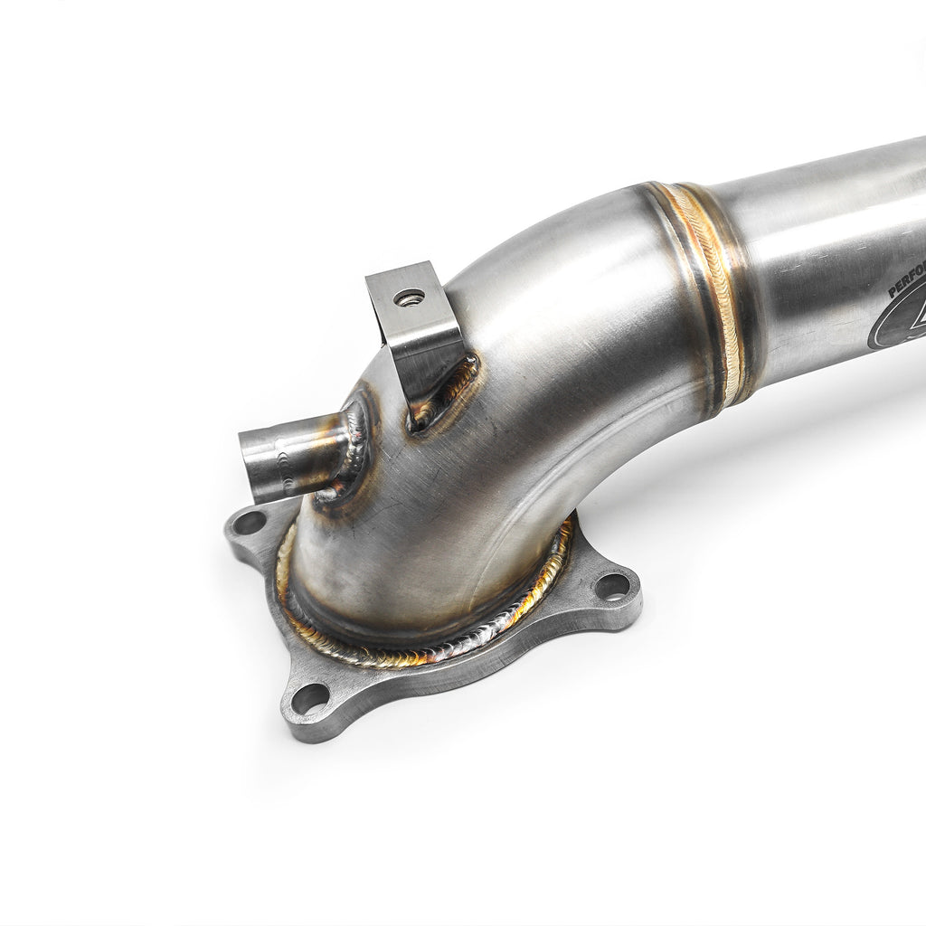 Downpipe sportivo Honda Civic Type R X 2.0T in acciaio inox 76mm