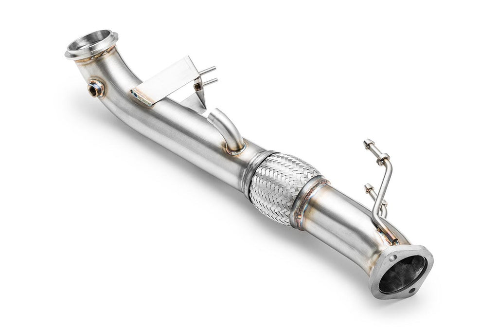 Downpipe sportivo Ford Focus ST Mk3 2.0T in acciaio inox 76mm