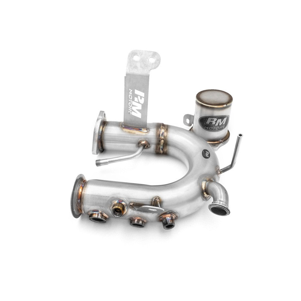 Downpipe sportivo Audi A4, A5 B8 2.0 TDI in acciaio inox 63,5mm