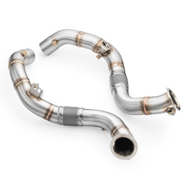 Downpipe sportivo BMW M5 F90 in acciaio inox 76mm