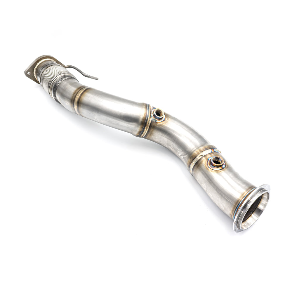 Downpipe sportivo BMW X3 F97 X3M S58 in acciaio inox 76mm