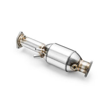 Carica l'immagine nel visualizzatore di Gallery, Downpipe con catalizzatore sportivo Audi A6 C6 Avant 2.0 TDI in acciaio inox 63,5mm