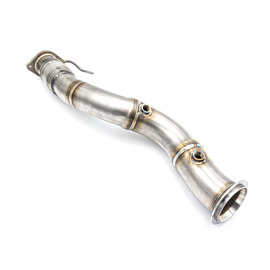 Downpipe sportivo BMW X4 F98 X4M S58 in acciaio inox 76mm
