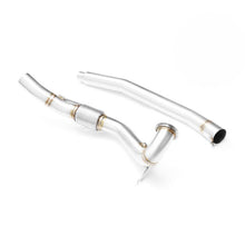 Carica l'immagine nel visualizzatore di Gallery, Downpipe sportivo Skoda Octavia Mk3 1.8, 2.0 TSI in acciaio inox 76mm