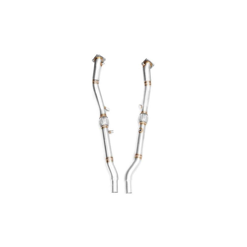 Downpipe sportivo Audi A6, S6, Allroad C5 2.7 T in acciaio inox 63,5mm