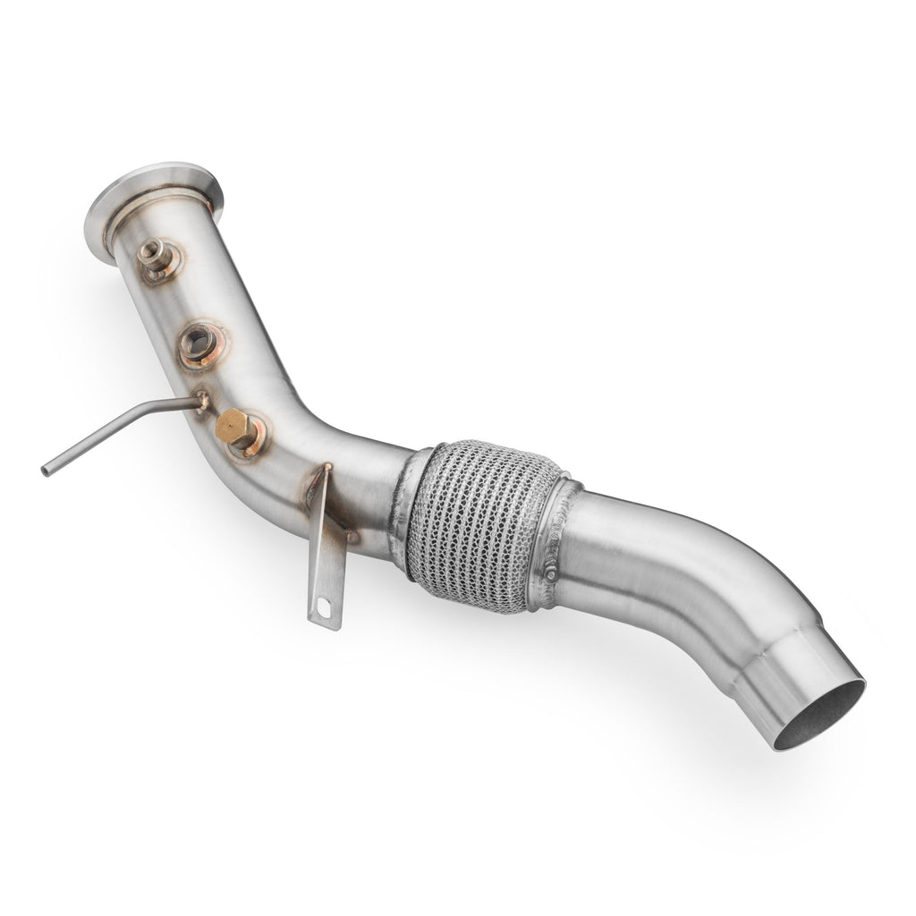 Downpipe sportivo BMW F25 X3 30dx N57N in acciaio inox 76mm