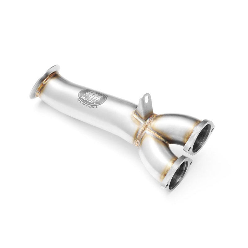 Downpipe sportivo BMW Serie 1M E82,E88 135i N55 in acciaio inox 76mm