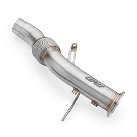 Downpipe sportivo BMW E70 X5 30sd 35dx M57N2 in acciaio inox 76mm