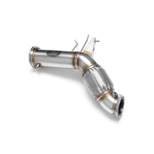 Load image into Gallery viewer, Downpipe sportivo BMW Serie 7 F01, F02 750dx N57X in acciaio inox 88,9mm