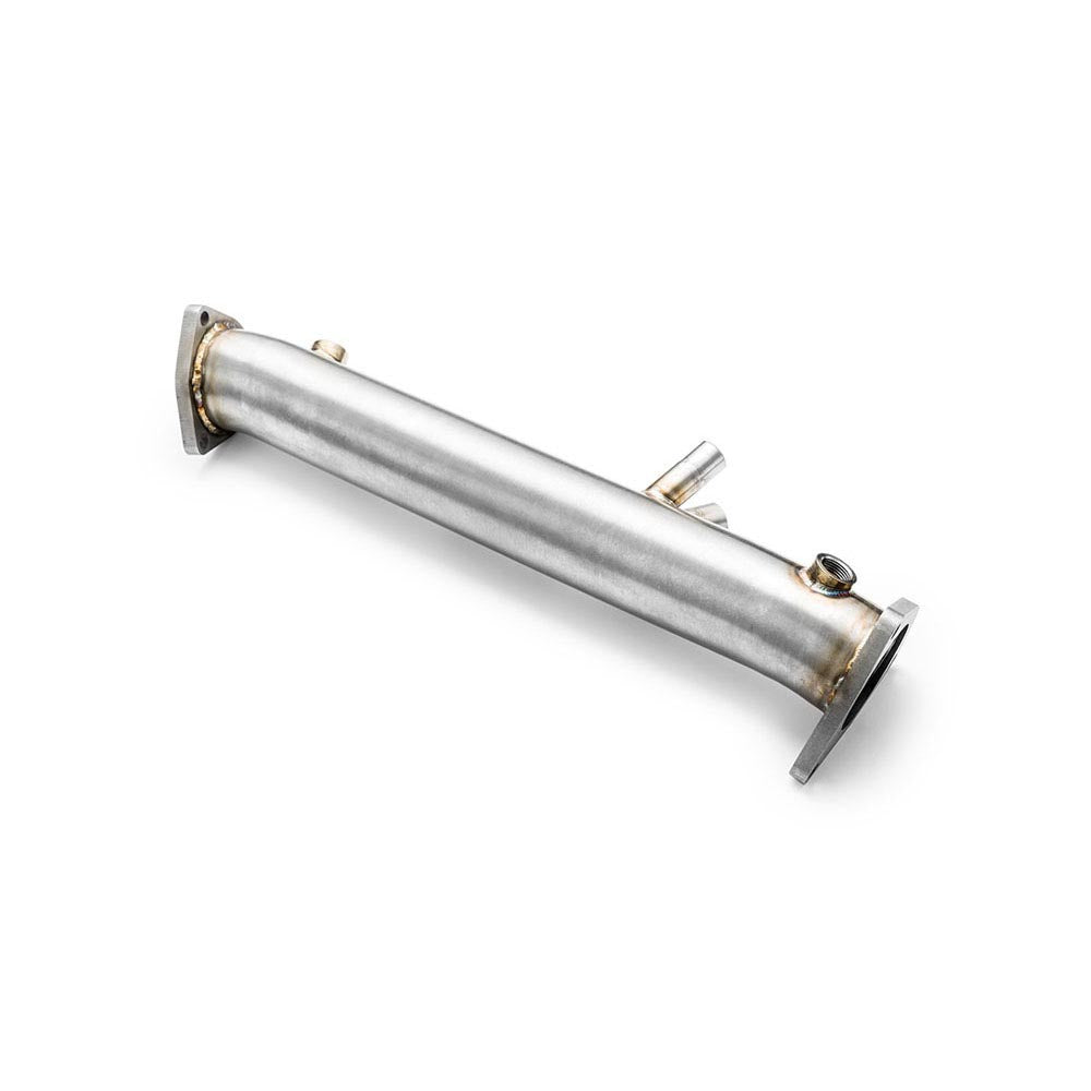 Downpipe sportivo Audi A6 C6 2.0 TDI in acciaio inox 63,5mm