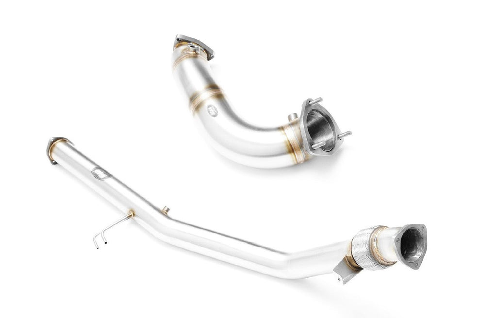 Downpipe sportivo Audi A4 B7 2.7, 3.0 TDI (catalizzatore + DPF) in acciaio inox 76mm