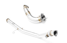 Load image into Gallery viewer, Downpipe sportivo Audi A4 B7 2.7, 3.0 TDI (catalizzatore + DPF) in acciaio inox 76mm