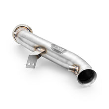 Carica l'immagine nel visualizzatore di Gallery, Downpipe sportivo Mercedes-Benz Classe C W205 C200 2.0 Turbo in acciaio inox 76mm