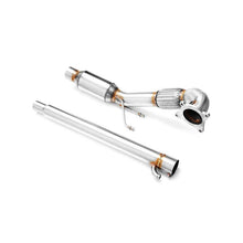 Load image into Gallery viewer, Downpipe sportivo Audi TT 8J 2.0 TFSI in acciaio inox 76mm