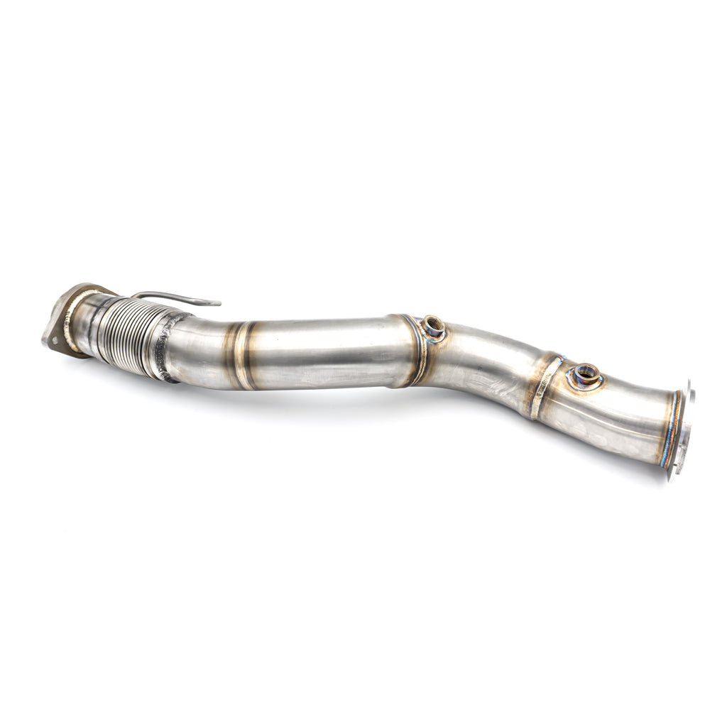 Downpipe sportivo BMW X4 F98 X4M S58 in acciaio inox 76mm