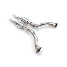 Carica l'immagine nel visualizzatore di Gallery, Downpipe sportivo Audi A6, S6, Allroad C5 2.7 T in acciaio inox 63,5mm