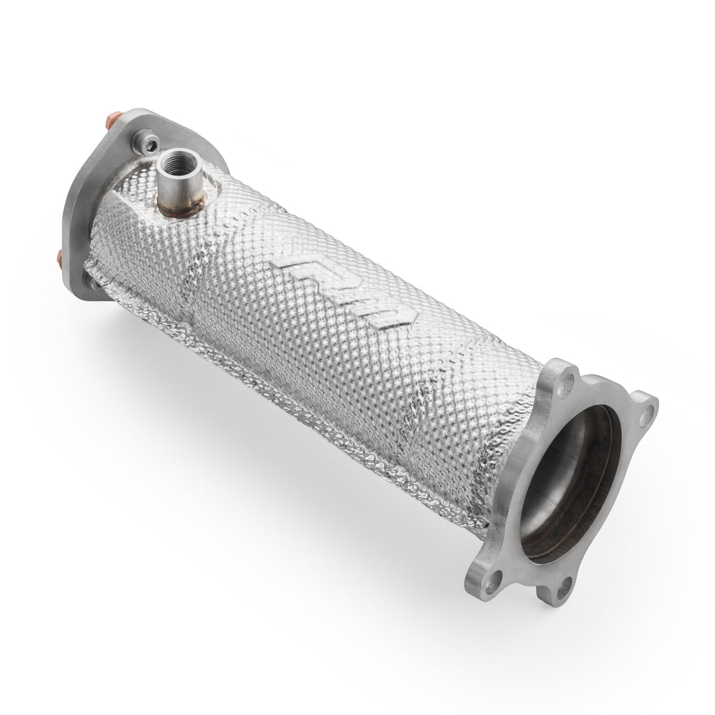 Downpipe sportivo Audi A6 C8 Avant Quattro / S6 2.0 TFSI in acciaio inox 76mm