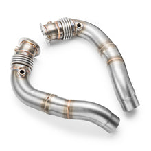 Carica l'immagine nel visualizzatore di Gallery, Downpipe sportivo BMW Serie 7 F01, F02, G11, G12 750i, 750ix N63N, N63R in acciaio inox