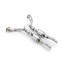 Carica l'immagine nel visualizzatore di Gallery, Downpipe sportivo Audi A6, S6, Allroad C5 2.7 T in acciaio inox 63,5mm