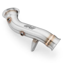 Carica l'immagine nel visualizzatore di Gallery, Downpipe sportivo BMW Serie 3 GT F30, F31, F34, F35 335i, 335ix N55 in acciaio inox 76mm