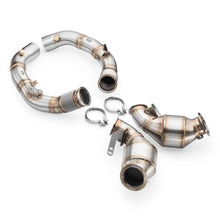 Carica l'immagine nel visualizzatore di Gallery, Downpipe sportivo BMW M8 F91 in acciaio inox 76mm