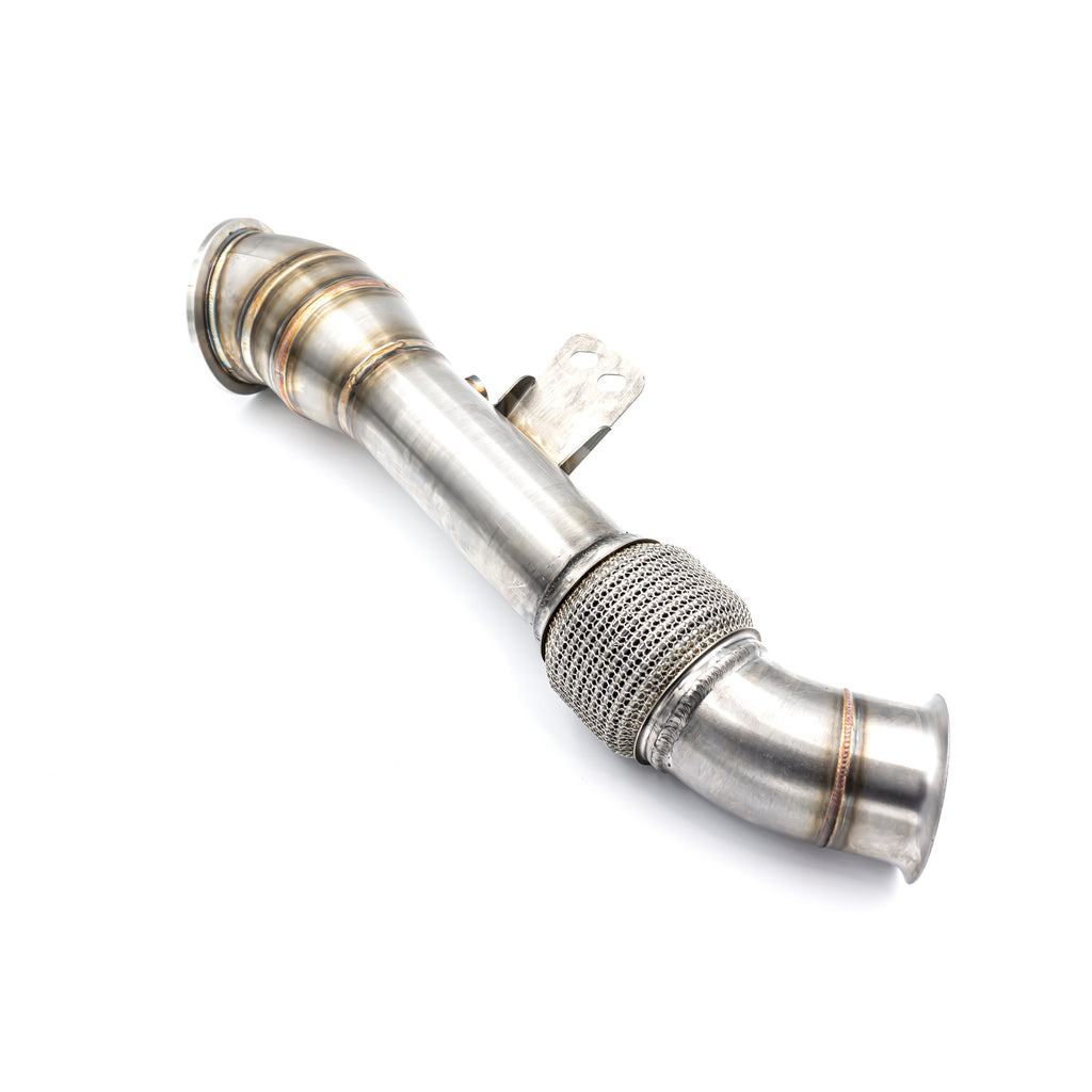 Downpipe sportivo BMW G06 X6 M40iX B58 in acciaio inox 80mm