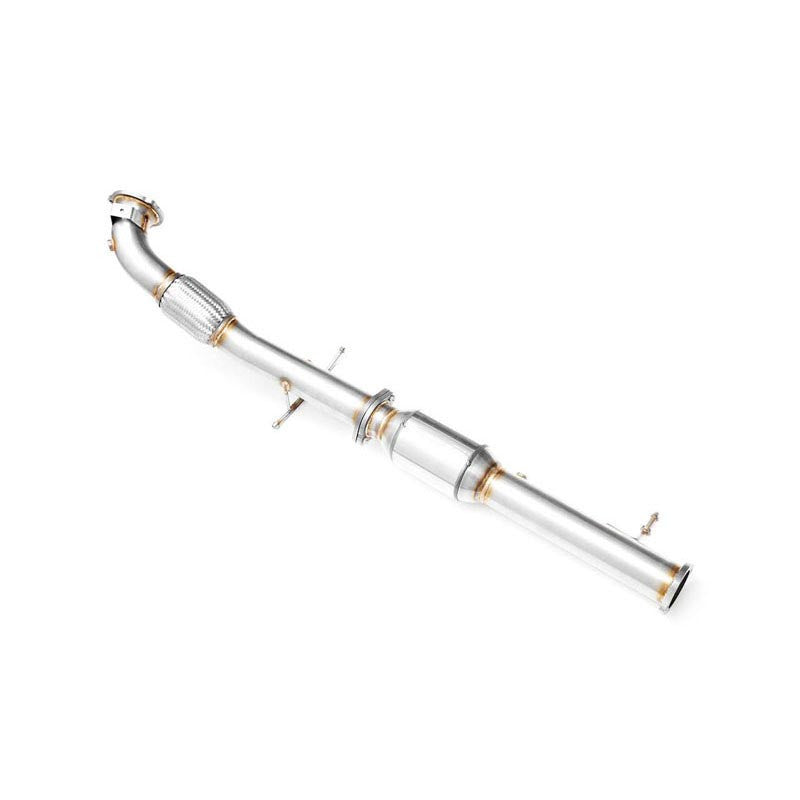 Downpipe con catalizzatore sportivo Ford Focus RS Mk2 2.5T in acciaio inox 88,9mm