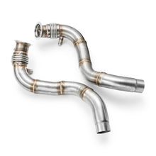 Load image into Gallery viewer, Downpipe sportivo BMW F85 X5 M S63R in acciaio inox 76mm