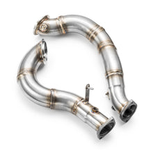 Load image into Gallery viewer, Downpipe sportivo BMW Serie 1 E82, E88 135i N54 in acciaio inox 76mm