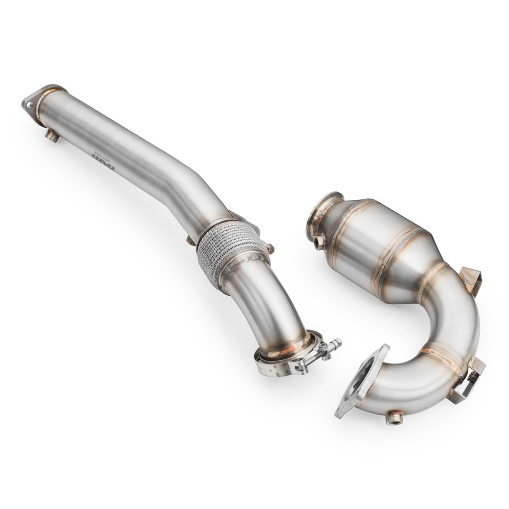 Downpipe sportivo Hyundai i20N in acciaio inox 76mm
