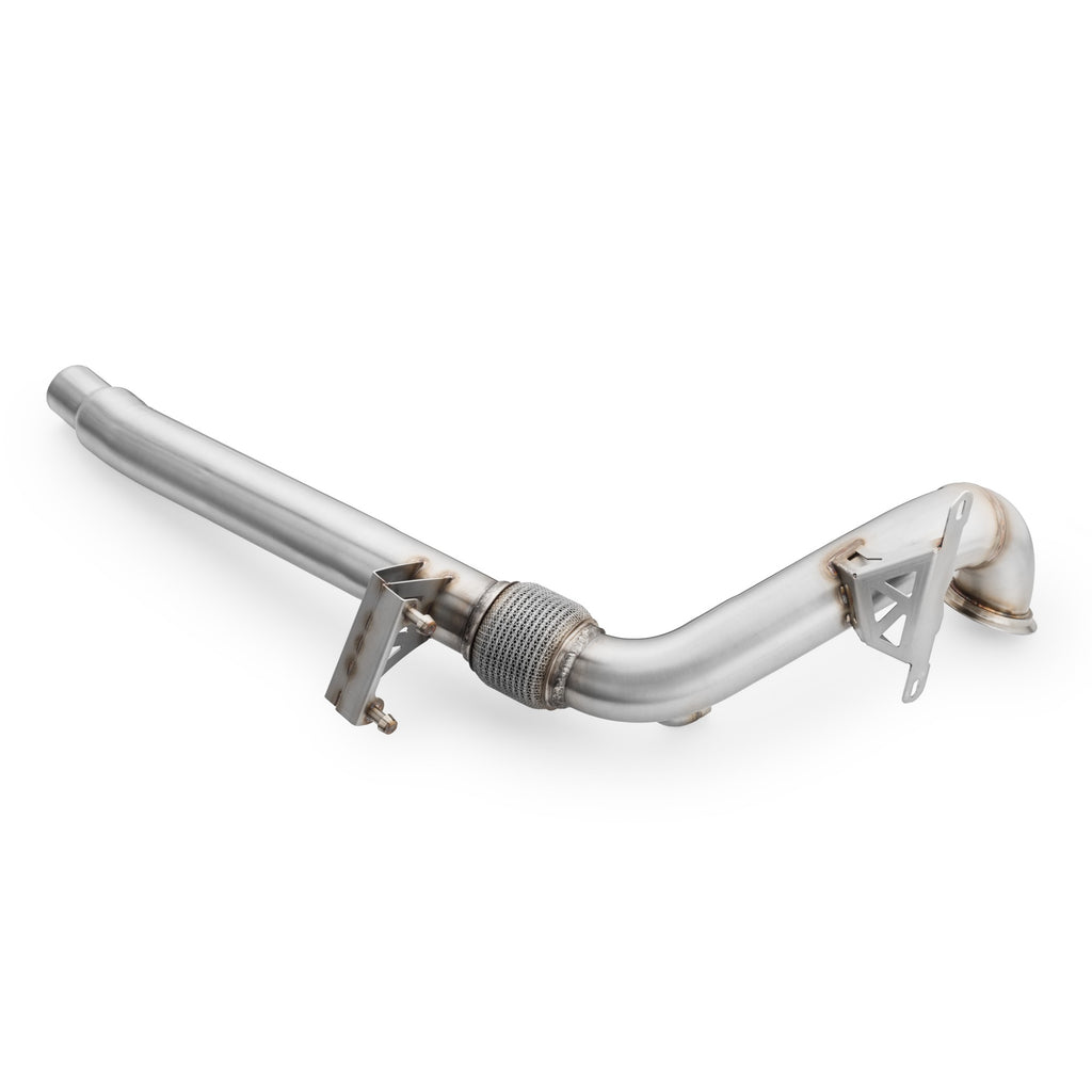Downpipe sportivo Audi A3 8V 1.8 TFSI in acciaio inox 76mm