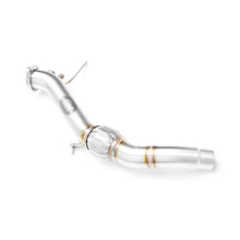 Load image into Gallery viewer, Downpipe sportivo BMW E83 X3 20d M47N2 in acciaio inox 63,5mm
