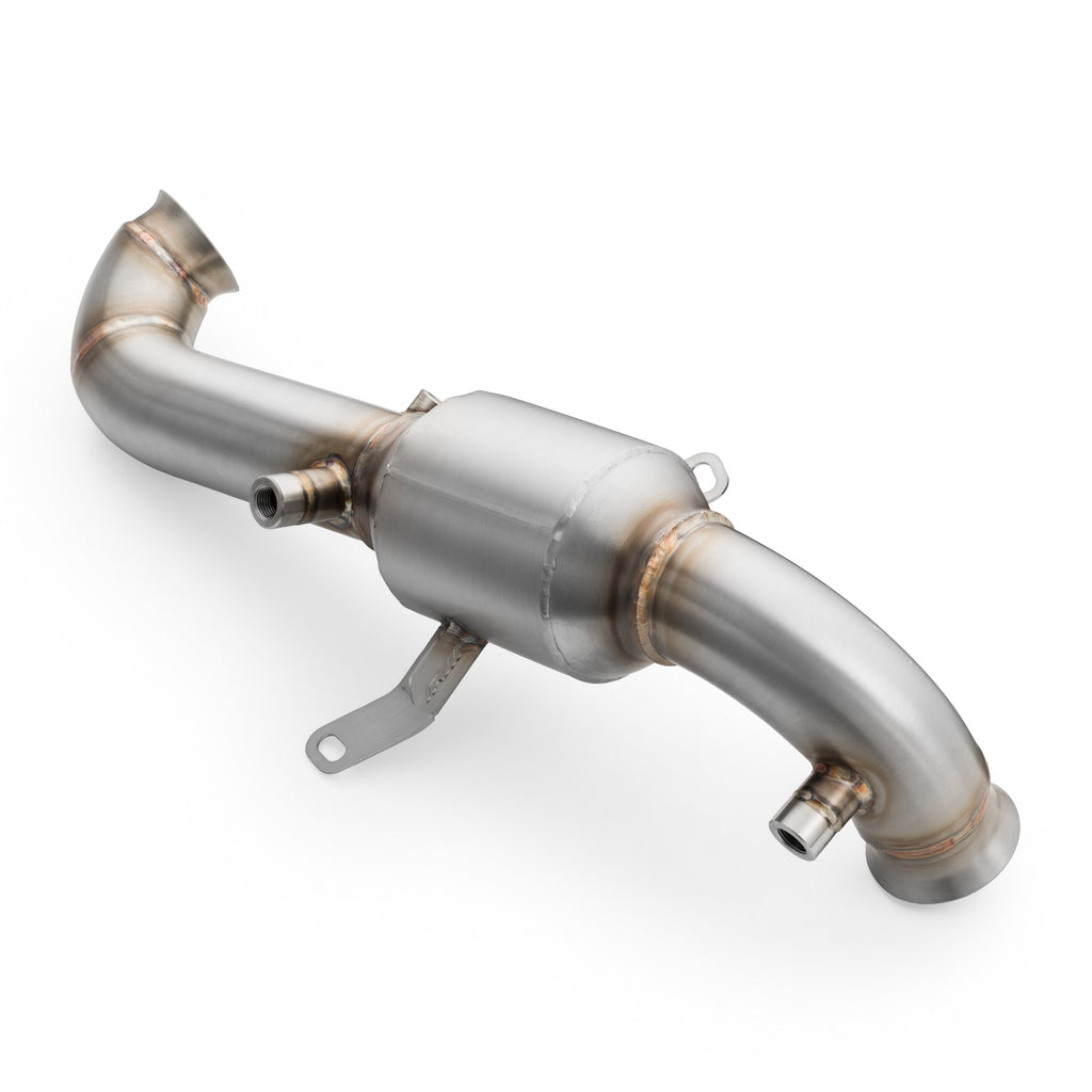 Downpipe sportivo Peugeot 308 1.6 HDI 2007-2011 in acciaio inox 63,5mm