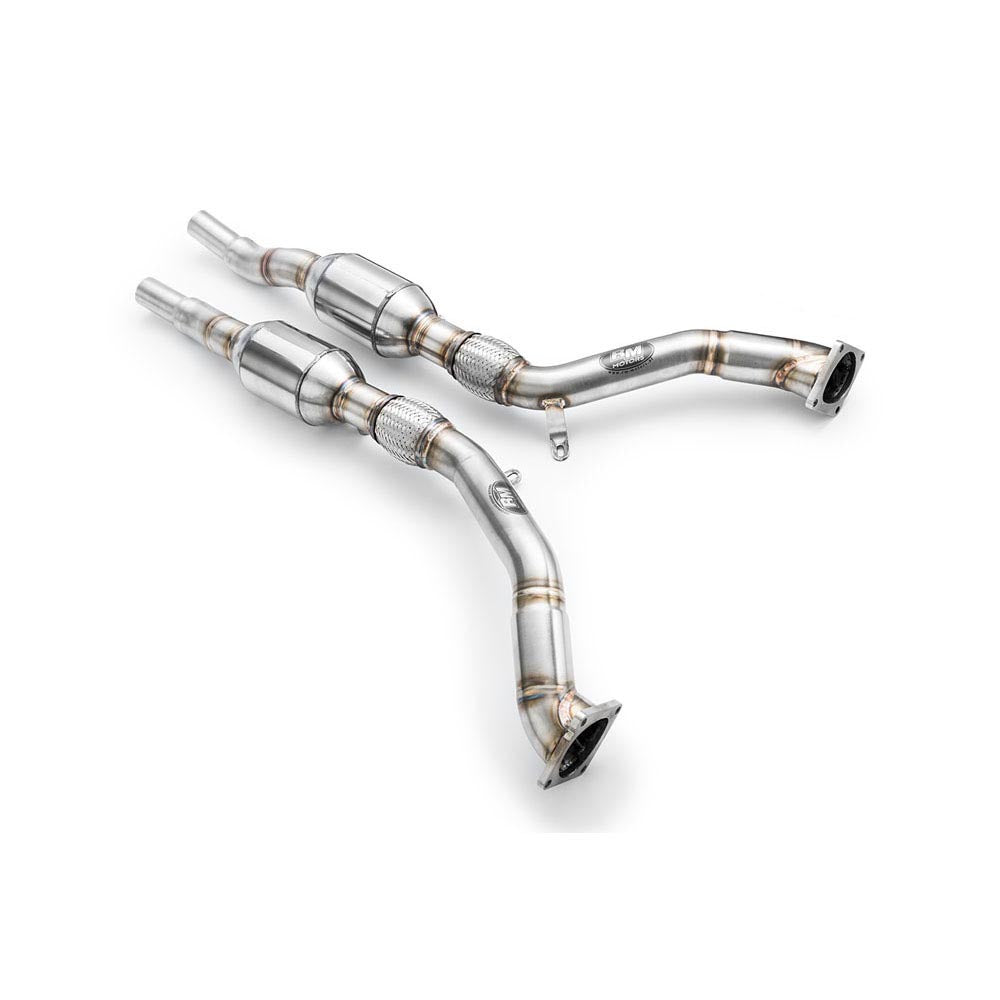 Downpipe sportivo Audi A6, S6, Allroad C5 2.7 T in acciaio inox 63,5mm