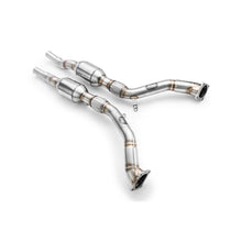 Carica l'immagine nel visualizzatore di Gallery, Downpipe sportivo Audi A6, S6, Allroad C5 2.7 T in acciaio inox 63,5mm