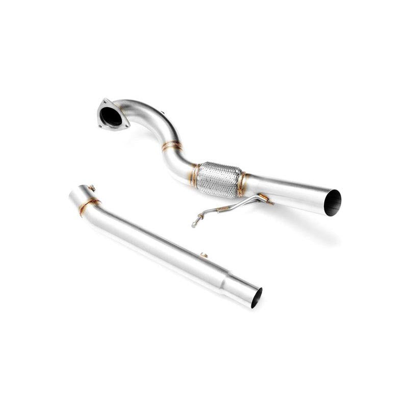 Downpipe sportivo Audi TT 8N 1.8 T in acciaio inox 76mm