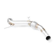 Load image into Gallery viewer, Downpipe sportivo BMW E83 X3 20d M47N2 in acciaio inox 63,5mm