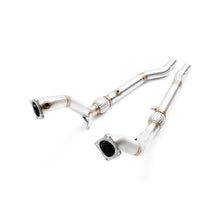 Carica l'immagine nel visualizzatore di Gallery, Downpipe sportivo Audi A6, S6, Allroad C5 2.7 T in acciaio inox 63,5mm
