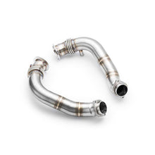 Load image into Gallery viewer, Downpipe sportivo BMW Serie 6 F12 650i, 650ix N63 in acciaio inox 76mm