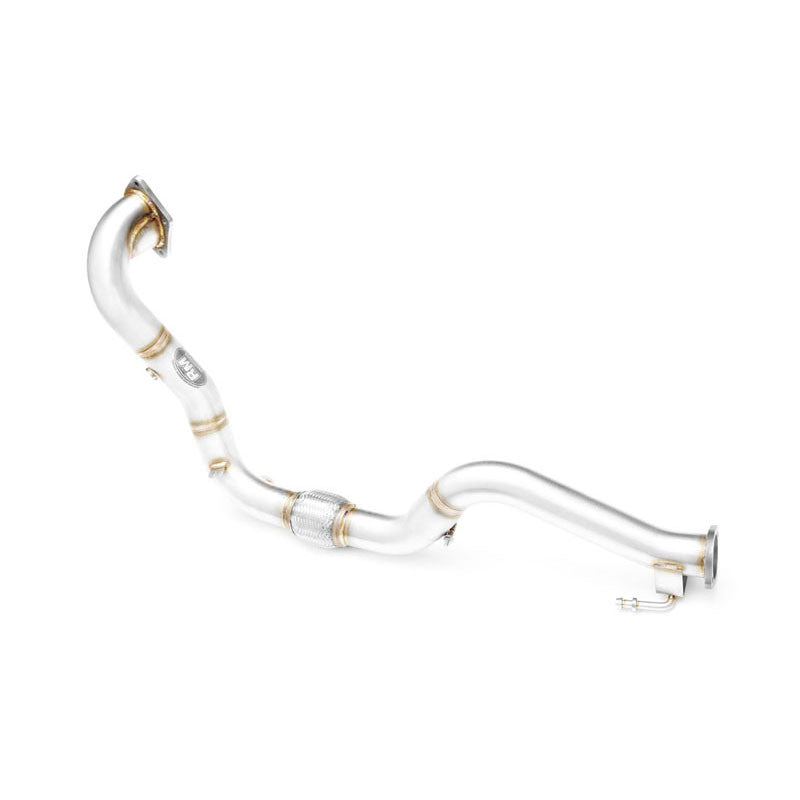 Downpipe sportivo Volkswagen Scirocco Mk3 1.4 TSI in acciaio inox 63,5mm
