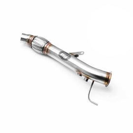 Downpipe sportivo BMW Serie 3 E90, E91 318d, 320d M47N2 in acciaio inox 63,5mm