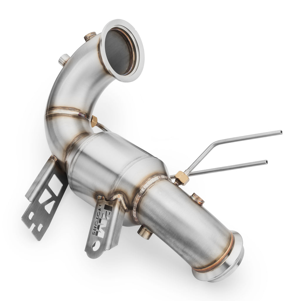 Downpipe sportivo Mercedes-Benz AMG CLA 45 in acciaio inox 88,9mm