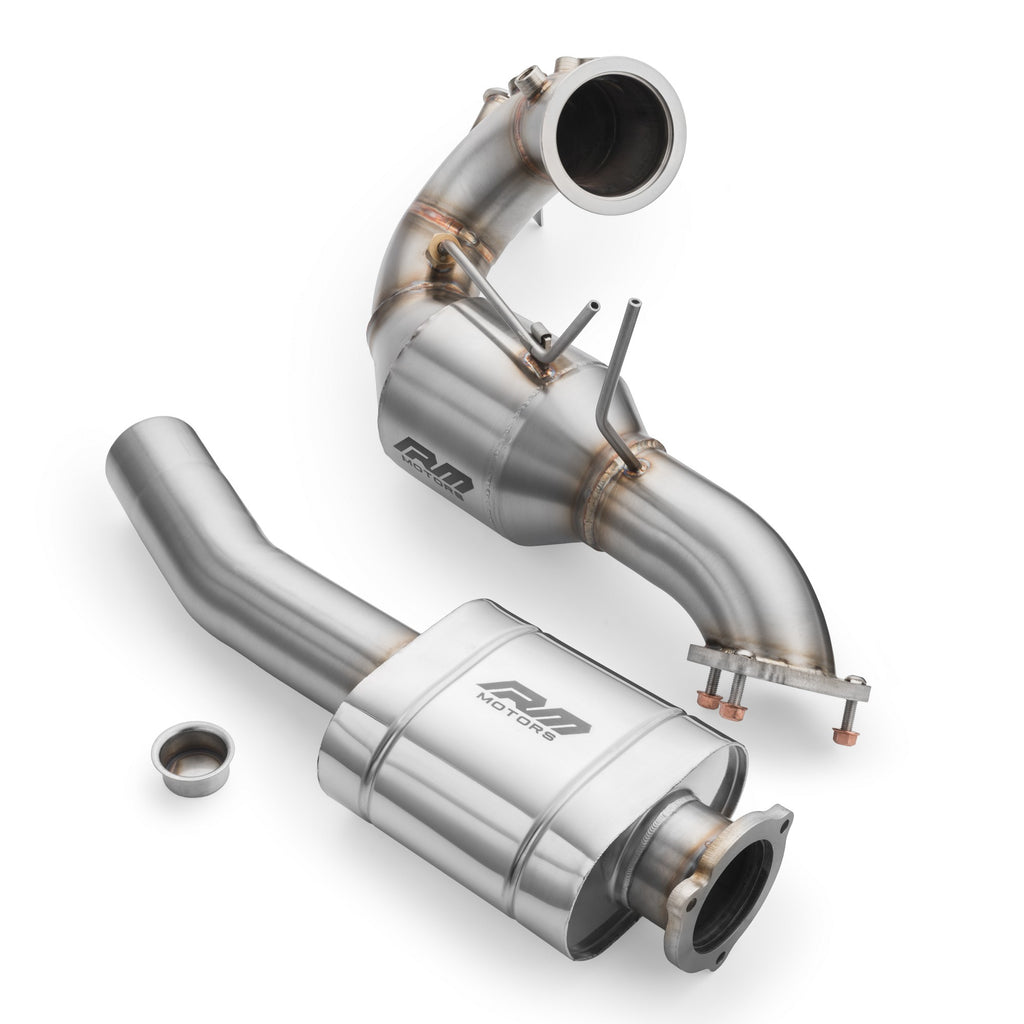 Kit downpipe sportivo Audi A8 S8 / Quattro 3.0 TDI in acciaio inox 76mm