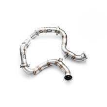 Load image into Gallery viewer, Downpipe sportivo Mercedes-Benz W205 C63 AMG 4.0i V8 Bi-Turbo in acciaio inox 76mm