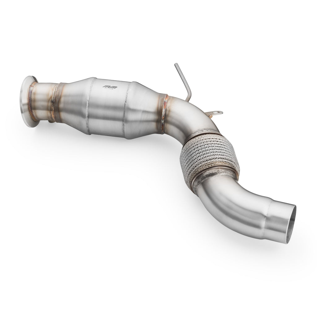 Downpipe sportivo BMW F25 X3 30dx N57N in acciaio inox 76mm