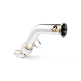 Downpipe sportivo BMW Serie 1 E87 118d, 120d M47N2 in acciaio inox 63,5mm