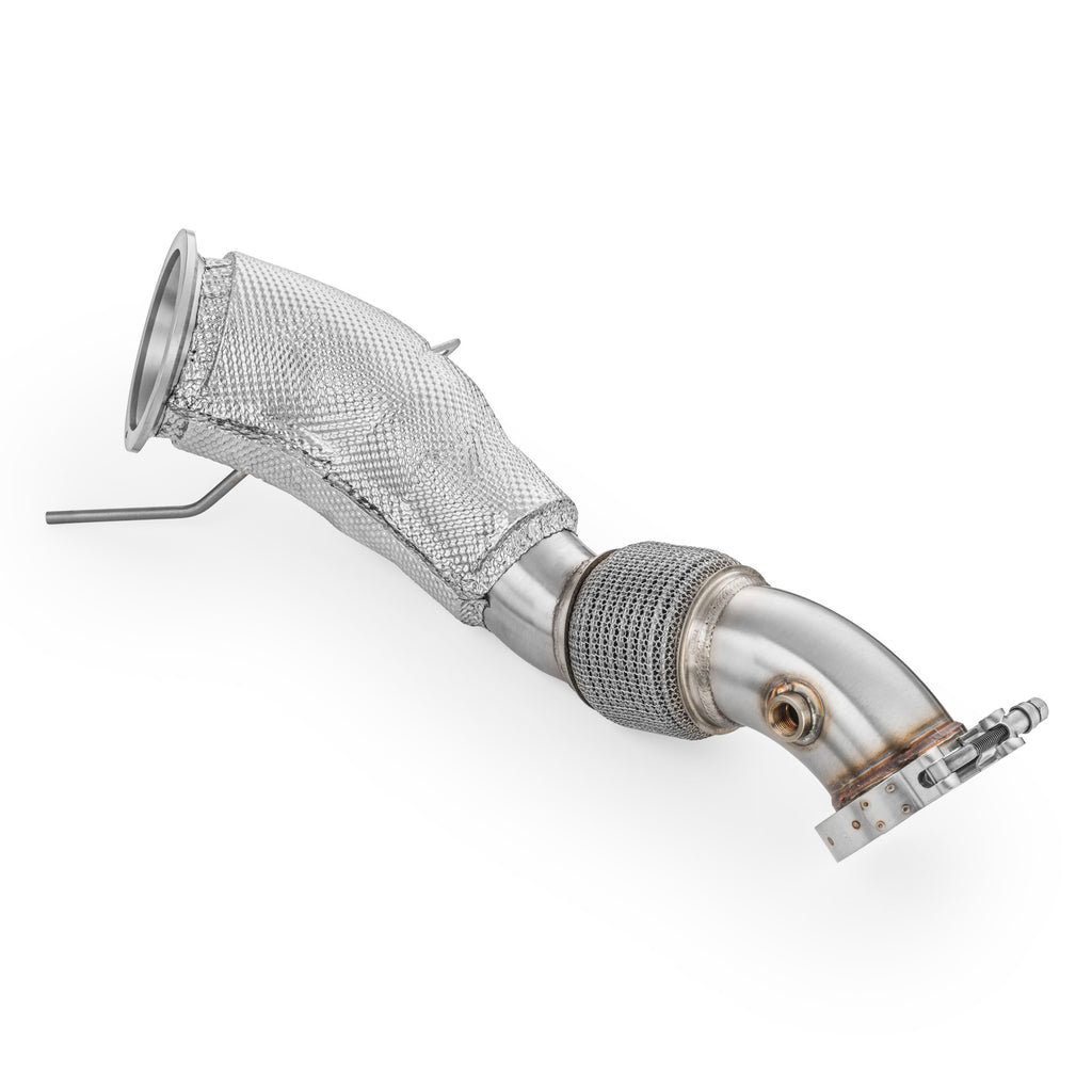 Downpipe con GPF delete Toyota GR Yaris con catalizzatore in acciaio inox 76mm