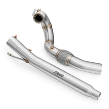 Load image into Gallery viewer, Downpipe sportivo Volkswagen Golf VI 2.0 TDI in acciaio inox 76mm